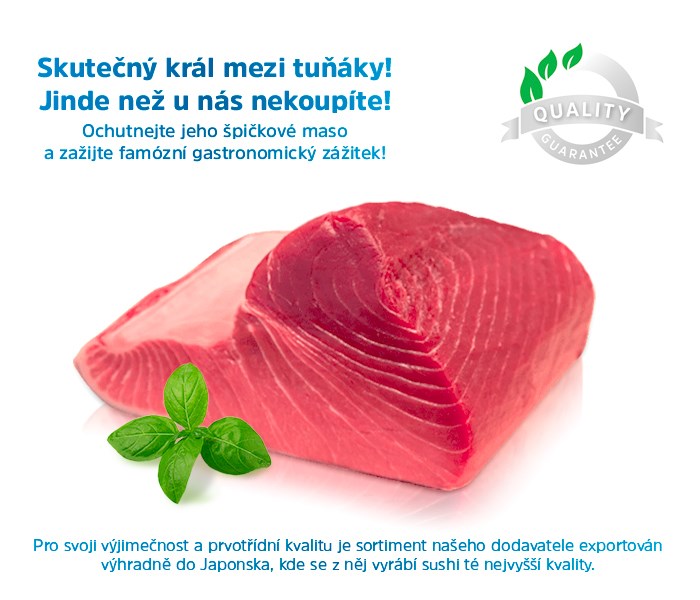 Čerstvý tuniak južný filet s kožou, Sashimi A +, 400 g