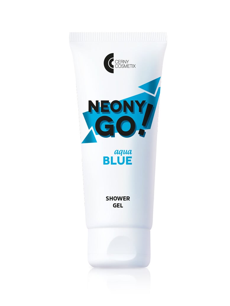 Sprchový gél - NEONY GO! Aqua Blue 