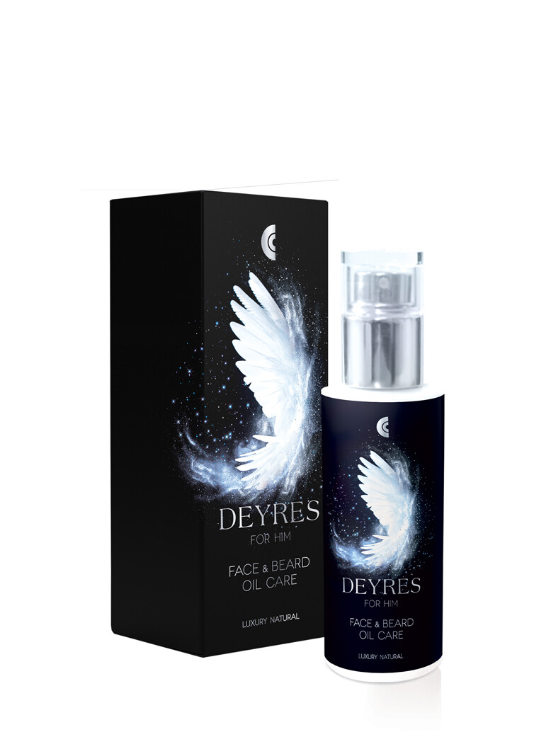 DEYRES - Luxusná prírodná olejová starostlivosť na tvár a bradu pre mužov